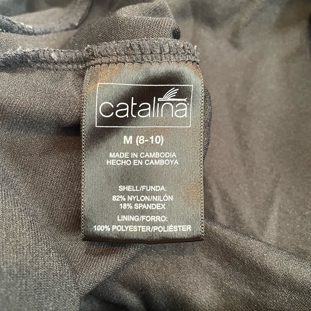 Catalina size medium black bikini swim top - Picture 5 of 5